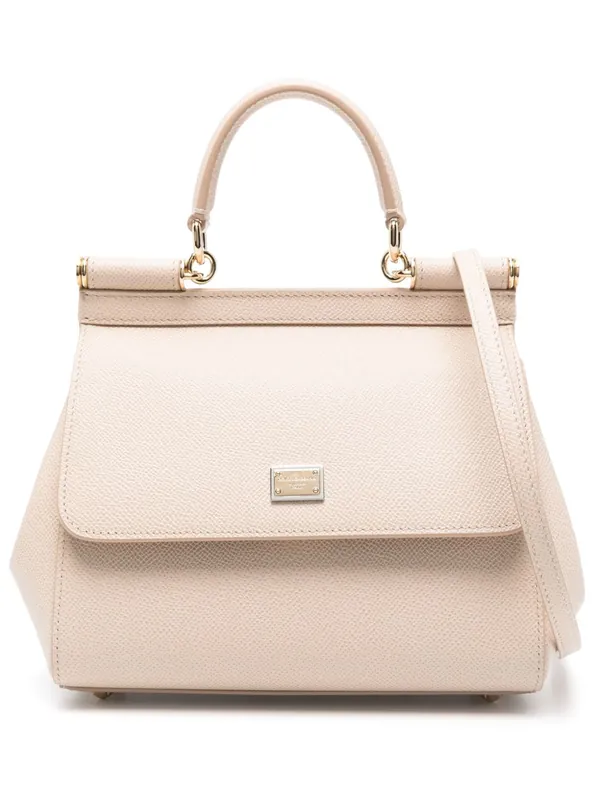 Sicily Medium Leather Handbag - Dolce & Gabbana