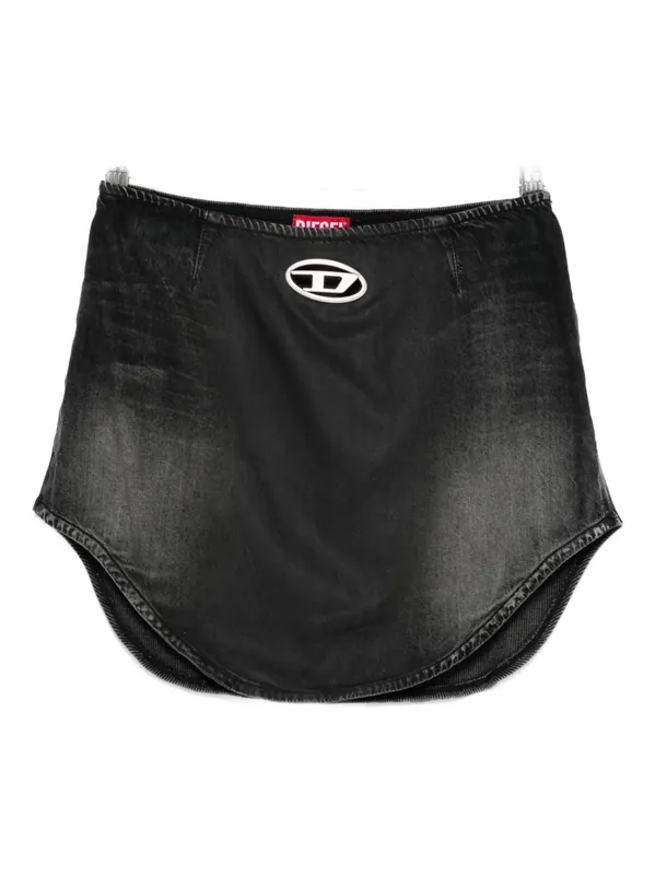 Oval-D Denim Skirt