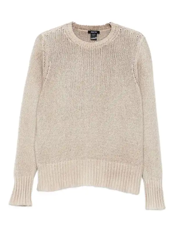 Cashmere Crewneck Pullover - Avant Toi