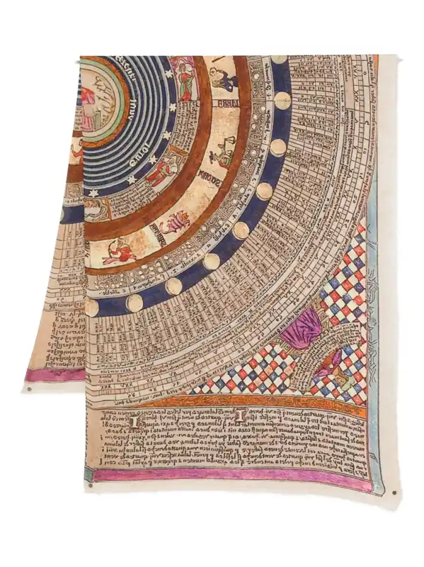 Mandala Print Stole - Faliero Sarti
