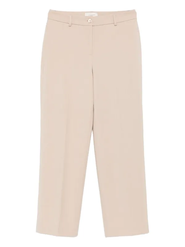 Wool Blend Trousers - Via Masini 80