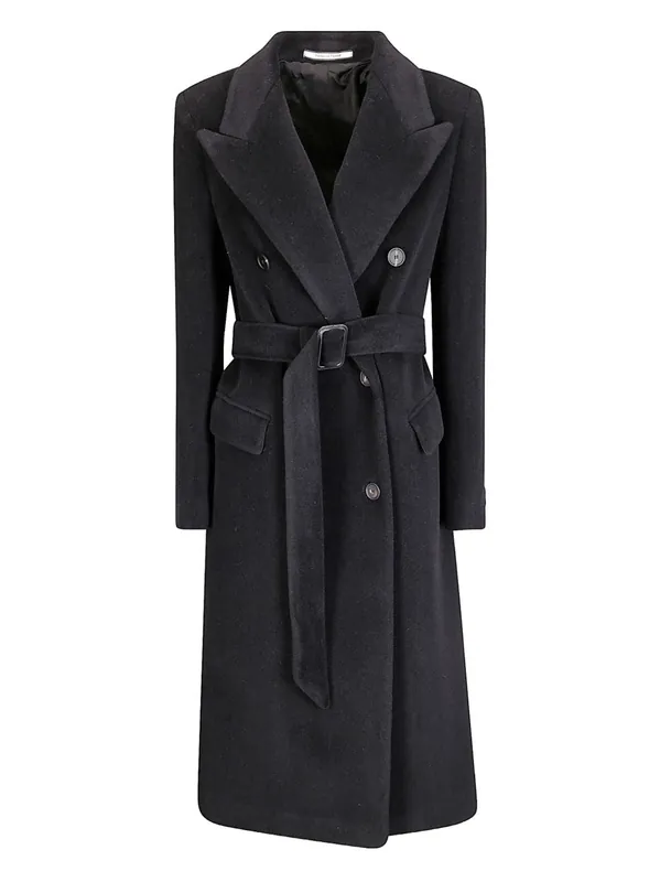Wool Double-Breasted Coat
