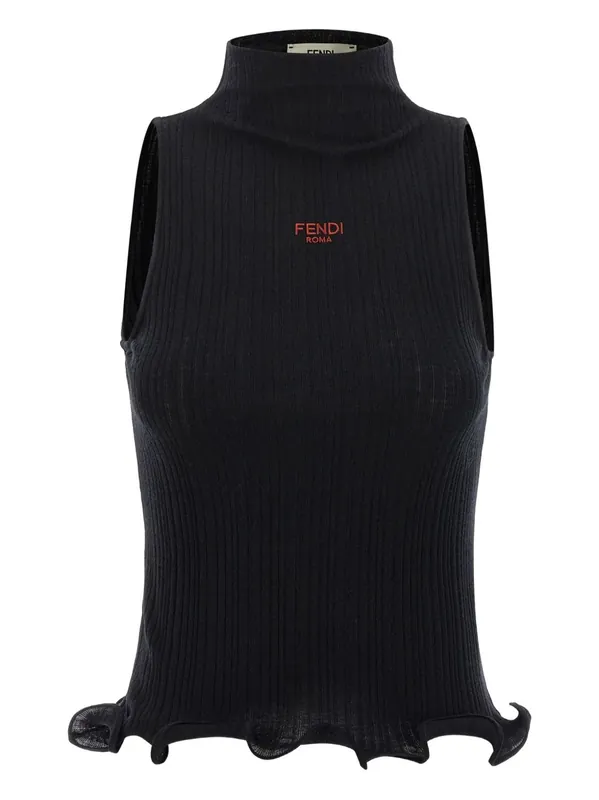 Wool Turtle-Neck Top