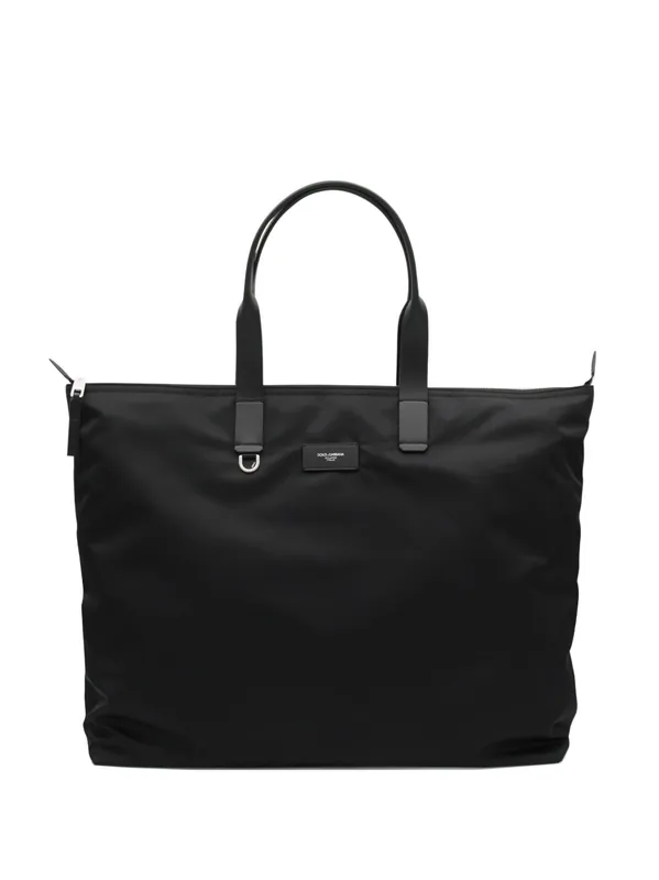 Adamo Nylon And Leather Tote Bag - Dolce & Gabbana