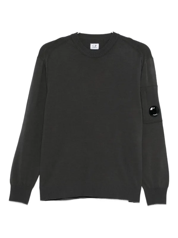 Logo Wool Crewneck Sweater - C.P.Company