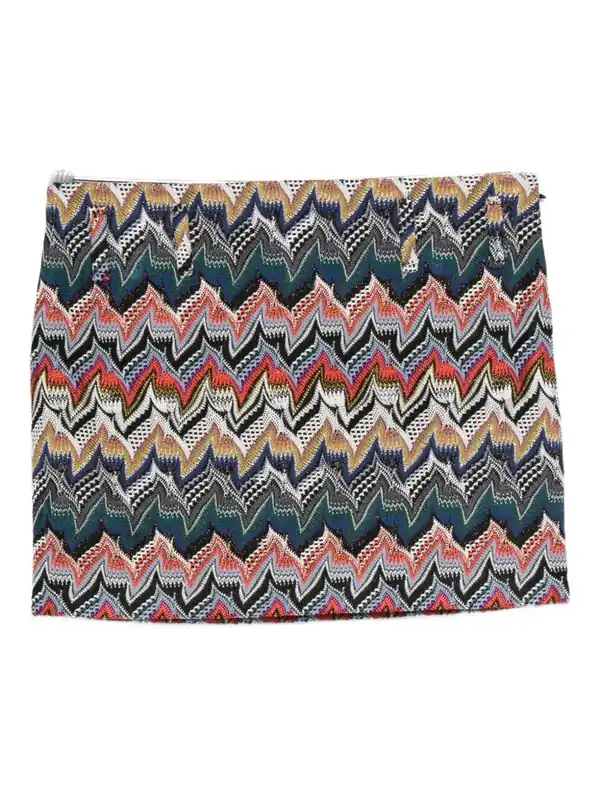 Wool Blend Mini Skirt - Missoni