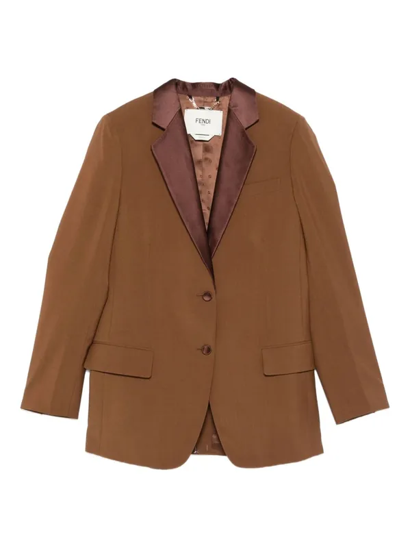 Wool Single-Breasted Jacket