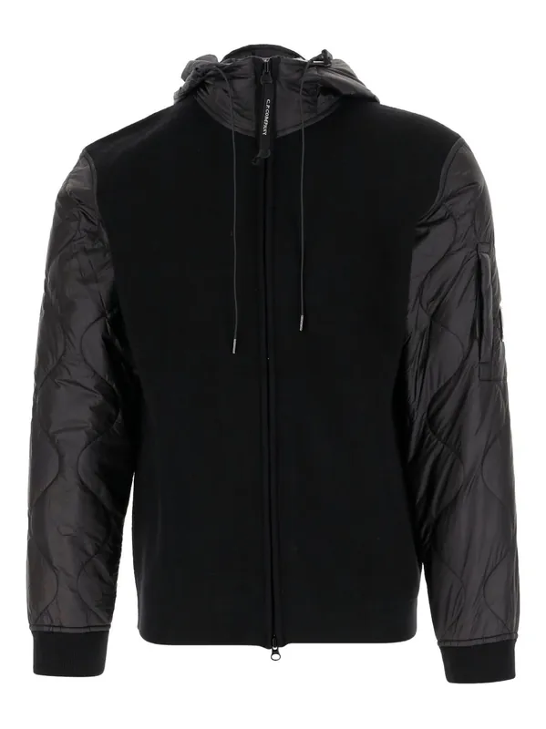 Wool Hooded Cardigan - C.P.Company