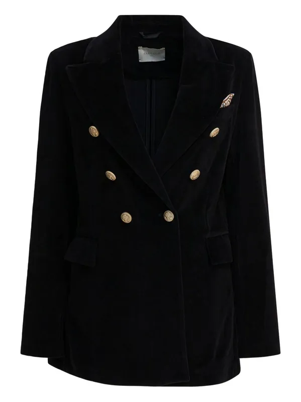 Cotton Double-Breasted Jacket