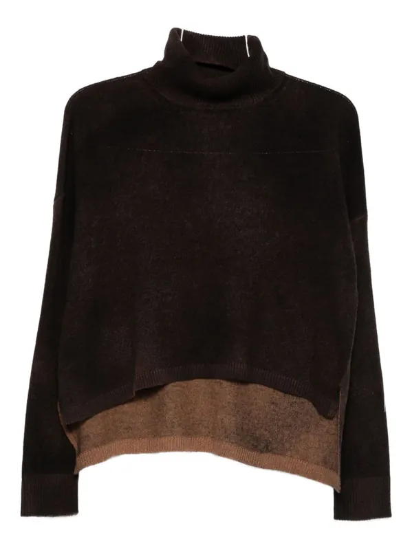 Wool Turtle-Neck Sweater