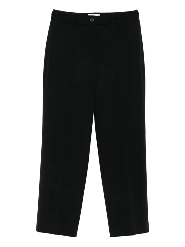 Wool Blend Trousers - Via Masini 80