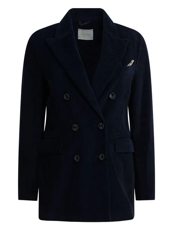 Cotton Double-Breasted Jacket