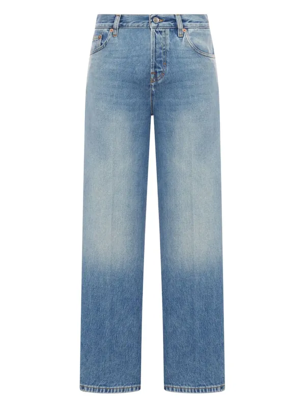 Denim Cotton Jeans - Gucci