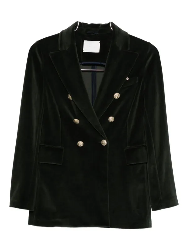 Cotton Double-Breasted Jacket