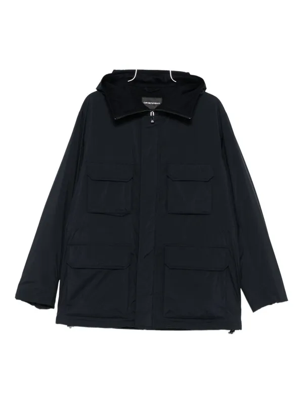 Nylon Parka Coat - Emporio Armani Capsule