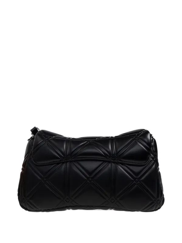 Medium Leather Shoulder Bag - Emporio Armani