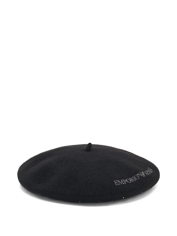 Wool Basque Hat - Emporio Armani