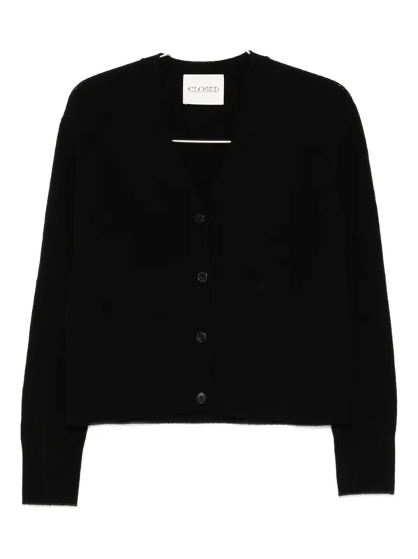 Wool V-Necked Cardigan