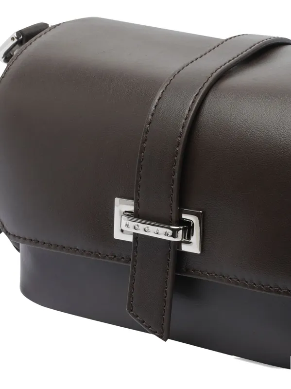 Flap Small Leather Crossbody Bag - Hogan Pre