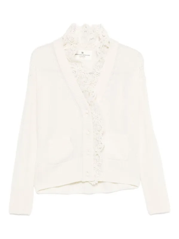 Lace Cashmere Cardigan - Ermanno Scervino