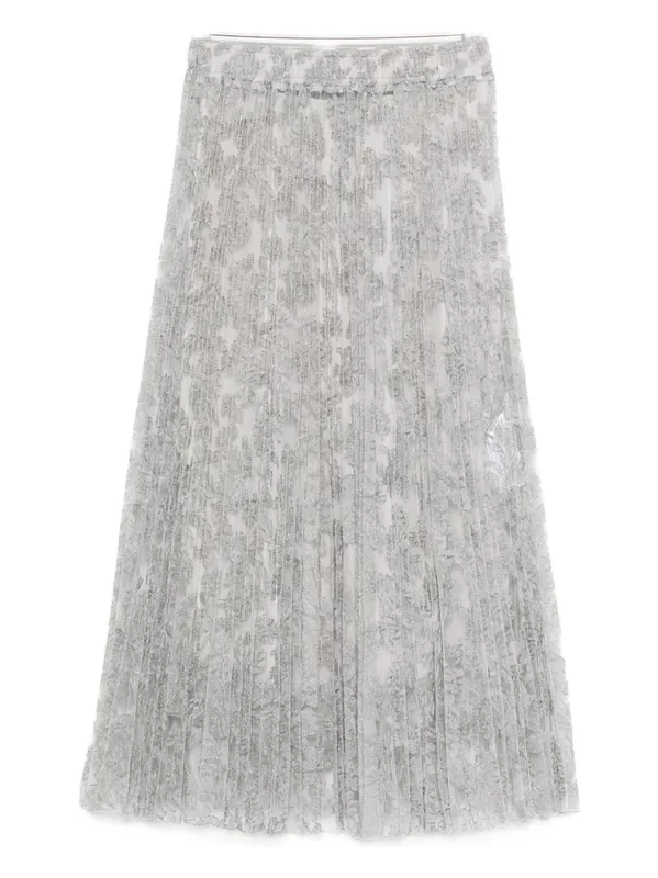 Pleated Midi Skirt - Ermanno Scervino
