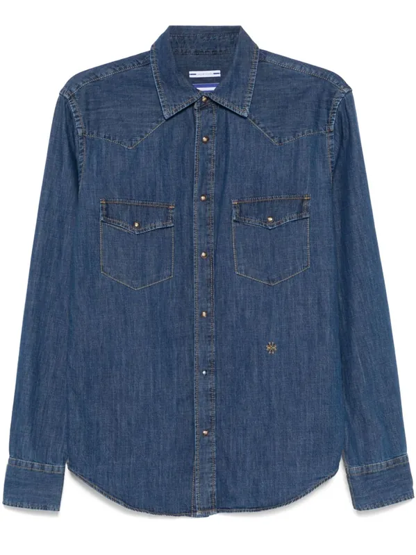 Cotton Western Shirt - Jacob Cohen