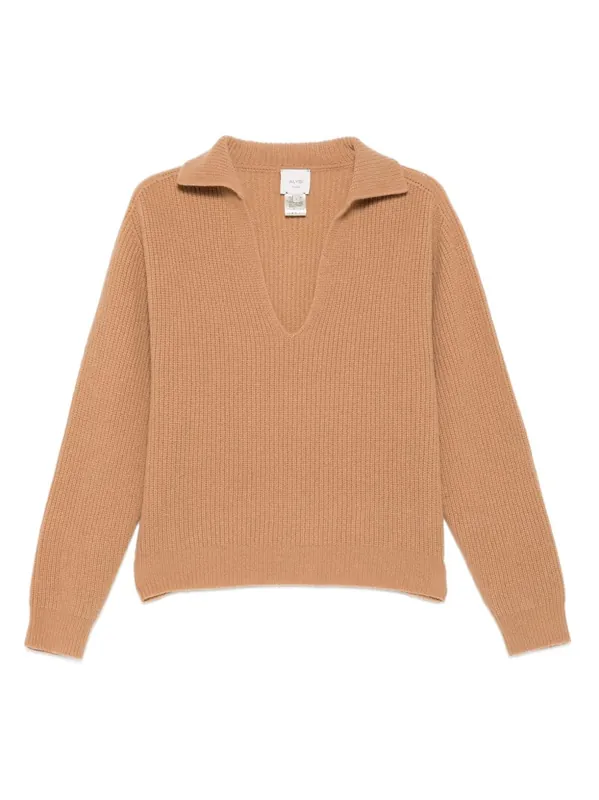 Wool Polo Sweater - Alysi