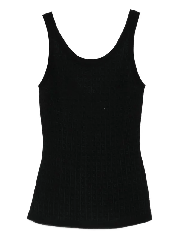 Wool Blend Tank Top - Elisabetta Franchi