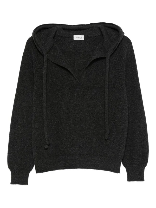 Wool And Cashmere Hoodie - Mrz