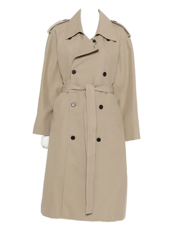 Cotton Blend Trench Coat - Dunst