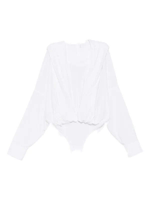 Oversized Hooded Bodysuit - Norma Kamali