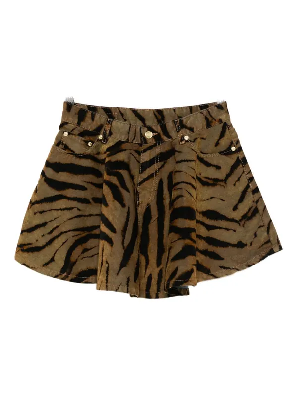 Denin Mini Skirt - Ganni