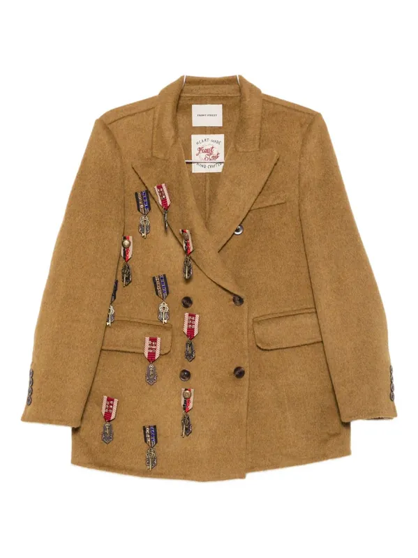 Wool Double-Breasted Jacket