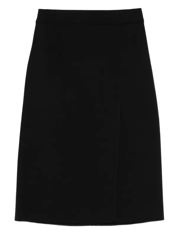 Wool Midi Skirt - Mrz