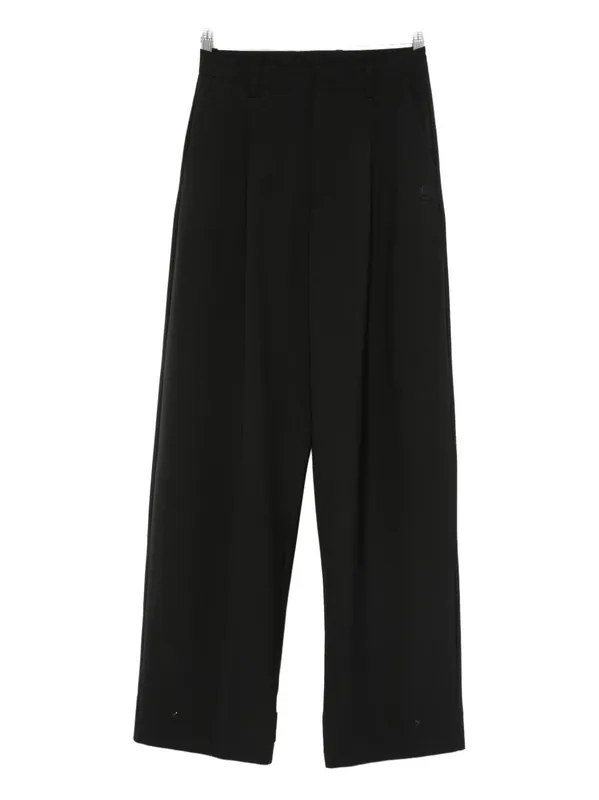 Wool Blend Trousers - Moncler
