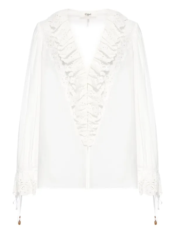 Cotton Voile Top - Chloé