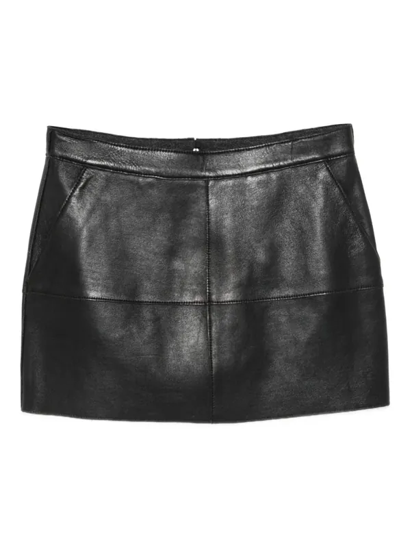 Leather Mini Skirt - P.A.R.O.S.H.
