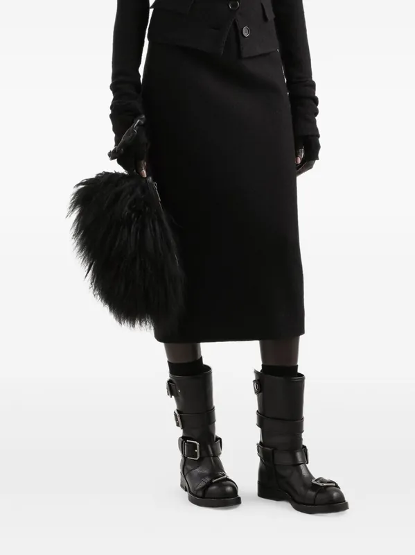 Wool Pencil Skirt - Dolce & Gabbana