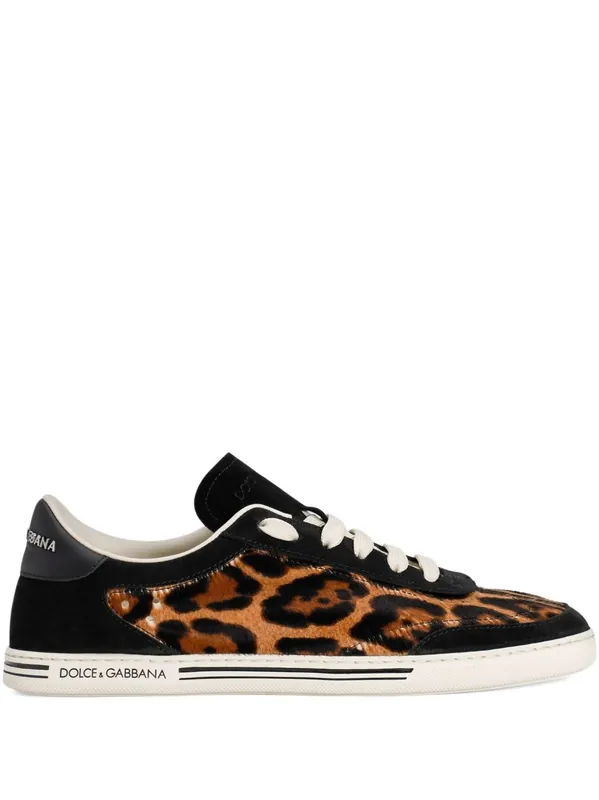 Saint Tropez Light Leather Sneakers - Dolce & Gabbana