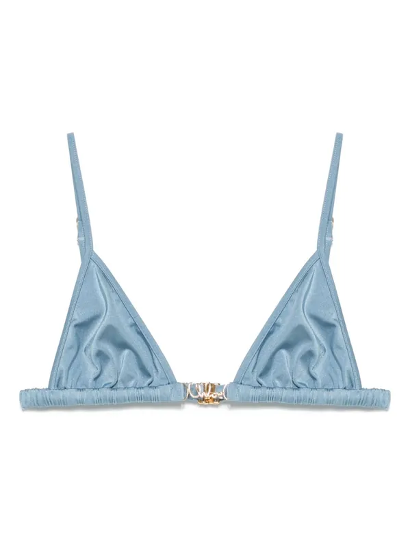 Bikini Top With Logo Plate - Chloé