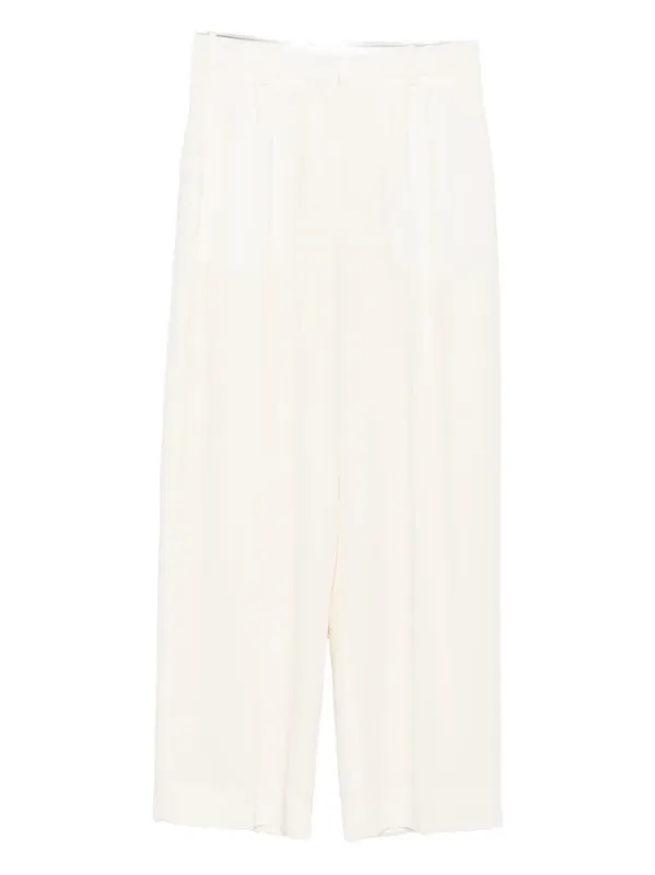 Wool Blend Fluid Trousers - Toteme