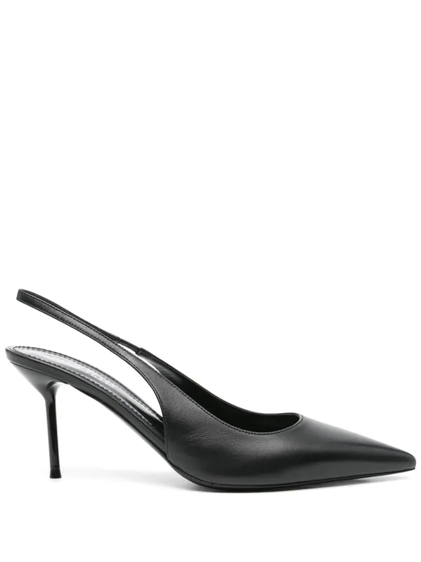 Lidia Leather Pumps - Paris Texas