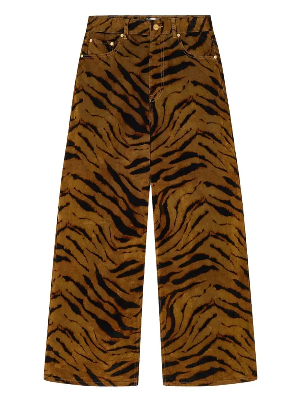 Recycled Cotton Baggy Jeans - Ganni