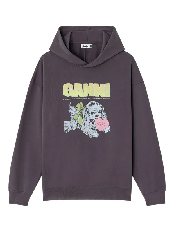 Isoli Organic Cotton Hoodie - Ganni