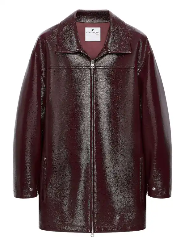 Vinyl Bomber Jacket - Courrèges