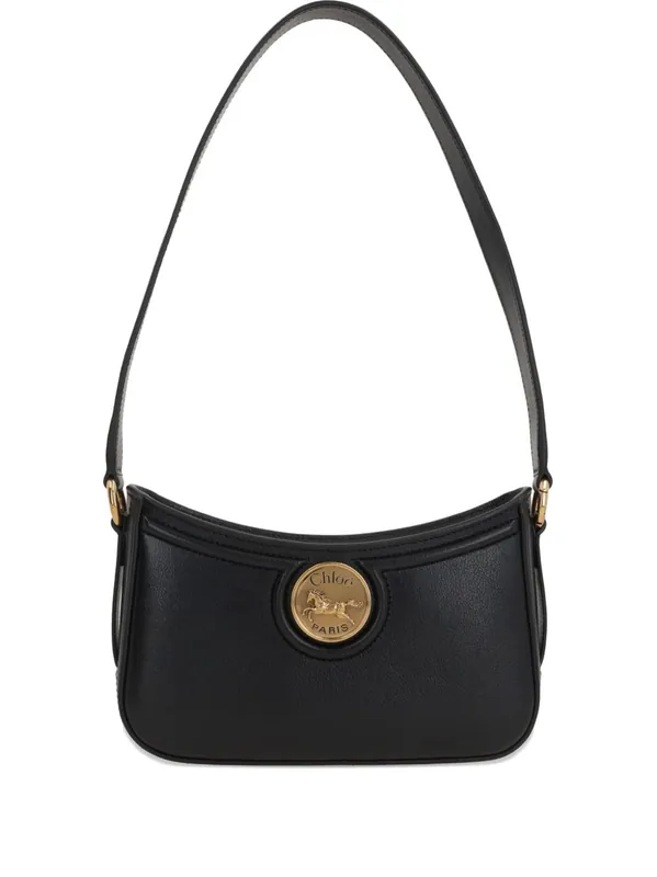 Horse Medal Leather Shoulder Bag - Chloé