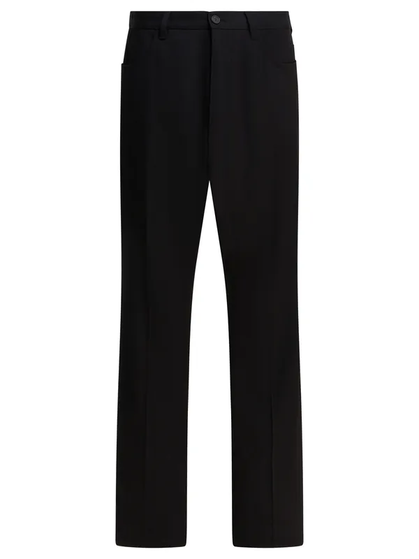 Wool Tailored Pants Trousers Black - Balenciaga