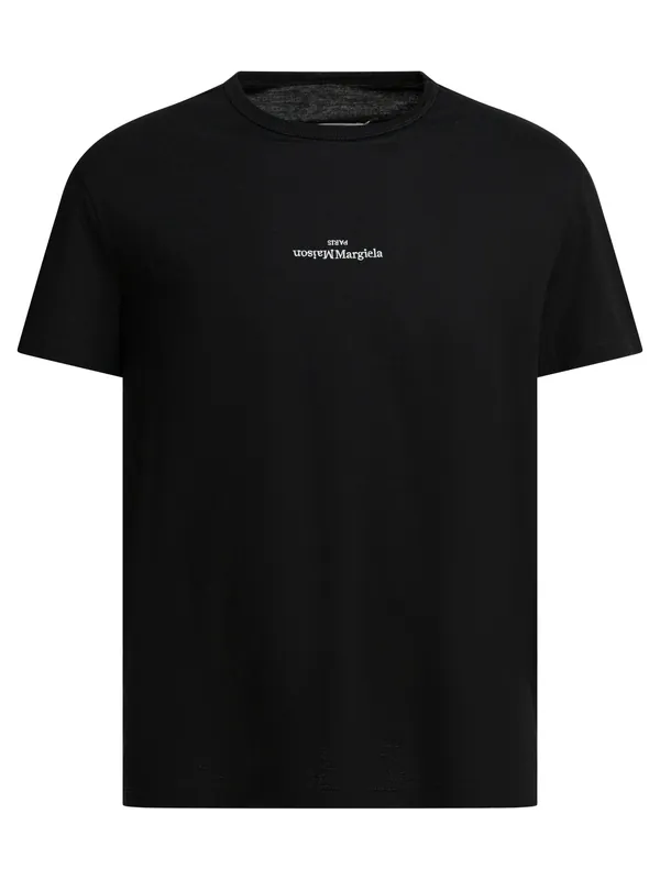 Short-Sleeved T-Shirt With Logo T-Shirts Black