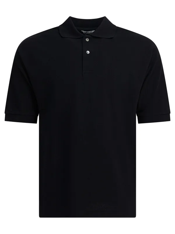 Heavy Cotton Polo Shirt Polo Shirts Blue - Auralee