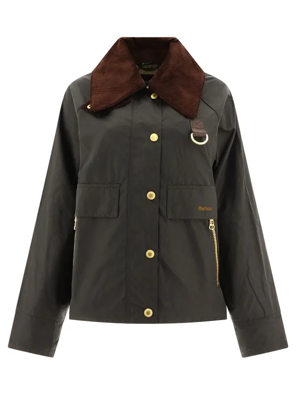 Catton Wax Jackets And Coats Green - Barbour